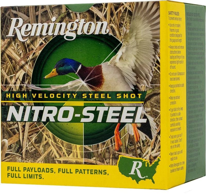Nitro-Steel, 12 Gauge, 2 Shot, 3 in, 1 1/4 oz, 1450 fps